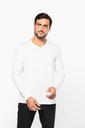Men's V-neck long-sleeved Supima® t-shirt - Kariban Premium