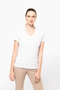 Ladies' V-neck short-sleeved Supima® t-shirt - Kariban Premium
