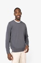 Eco-friendly men’s washed effect crew neck jumper - Native Spirit