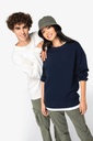 Eco-friendly unisex French Terry dropped shoulders round neck sweatshirt - Native Spirit