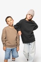 Eco-friendly kids' oversize round neck sweatshirt - Native Spirit