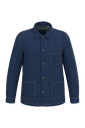 Eco-friendly unisex dropped shoulders denim jacket - Native Spirit
