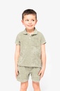 Eco-friendly boys’ Terry Towel polo shirt - Native Spirit
