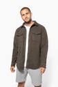 Sherpa-lined fleece overshirt - Kariban