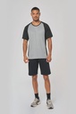 Unisex two-tone short-sleeved t-shirt - PROACT®