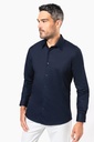Men’s long-sleeved cotton poplin shirt - Kariban