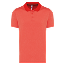 Adult short-sleeved marl polo shirt - PROACT®