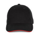 Baseball 6-panel cap with sandwich peak - K-up