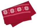 Christmas scarf knitted with fair isle pattern - K-up