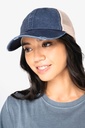 Eco-friendly unisex ripped effect trucker cap - Native Spirit