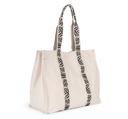 Large recycled gusseted shopping - Kimood