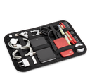 Organiser tablet with cable and accessory holder - Kimood