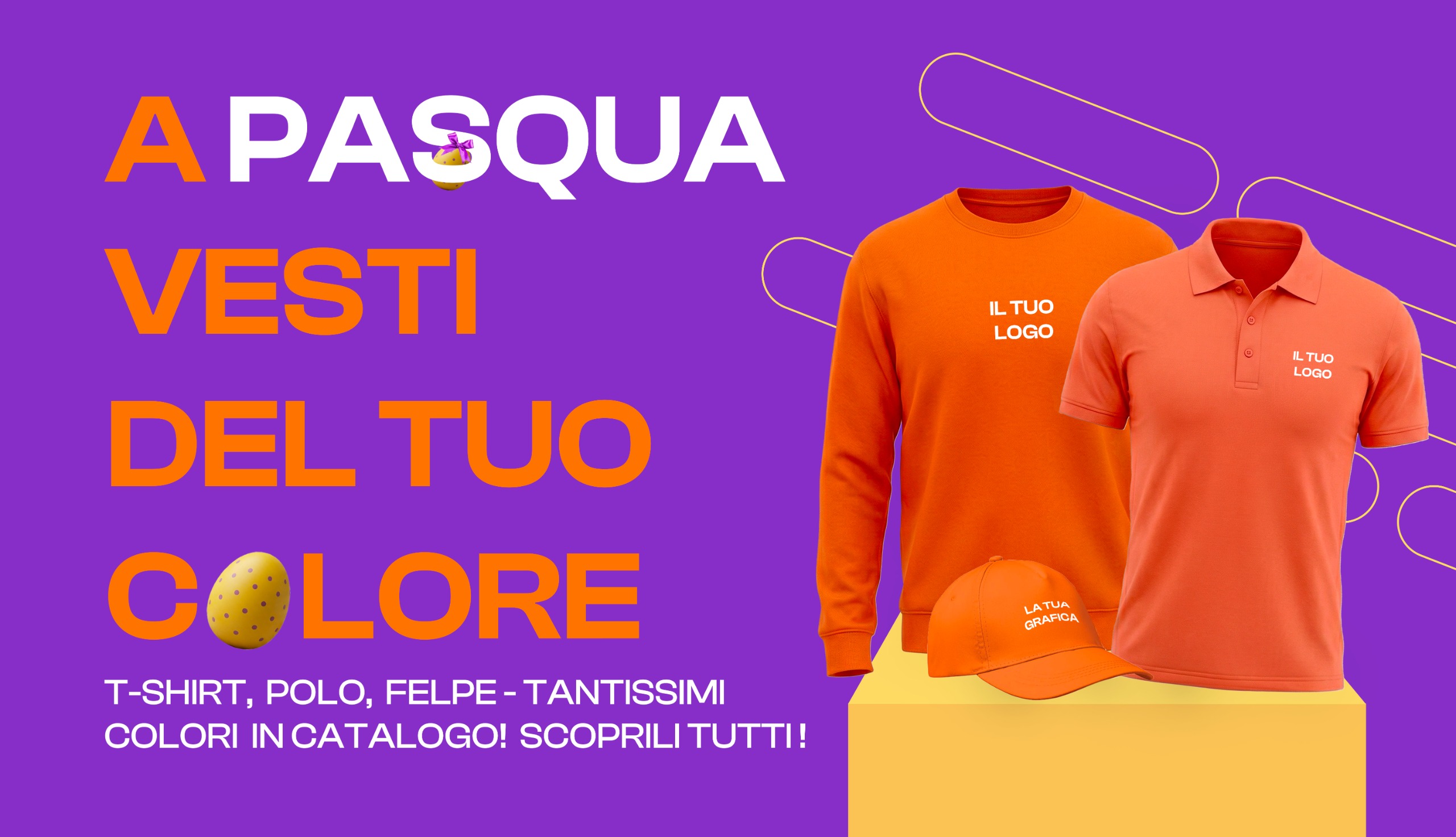 A Pasqua vesti del tuo colore - T-shirt, Polo, Felpe