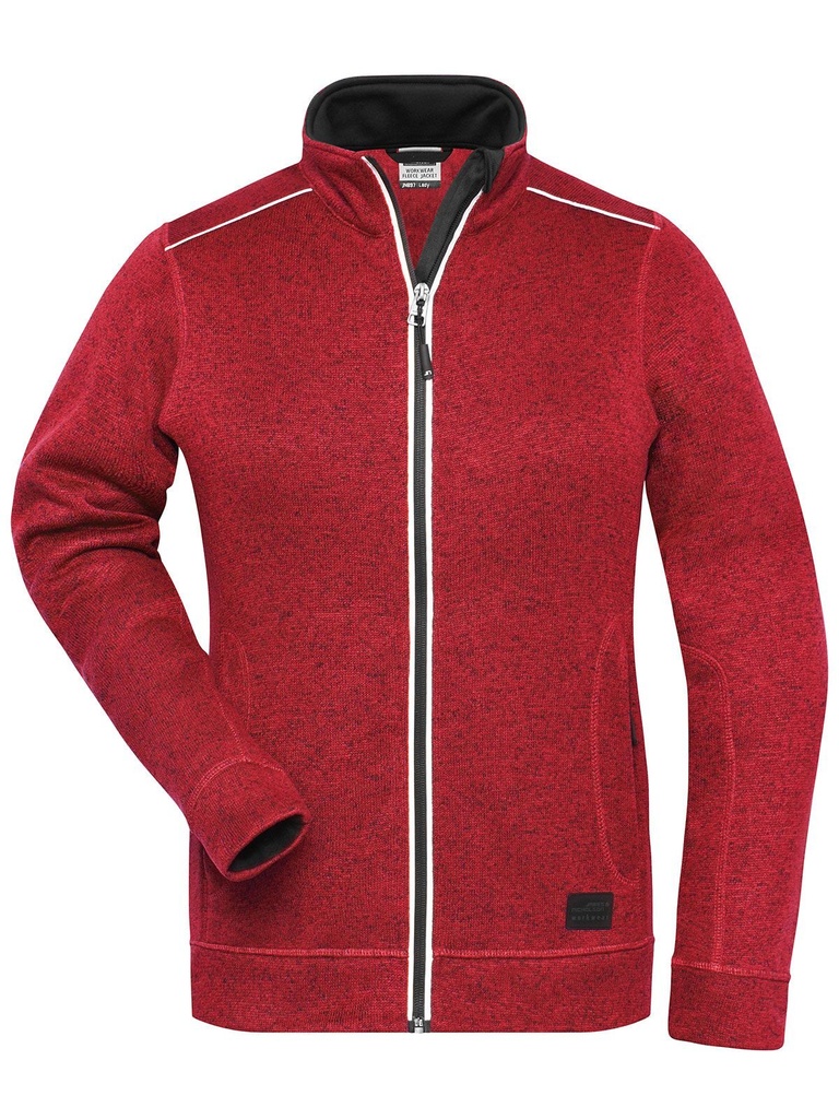 Ladies' Knitted Workwear Fleece Jacket - Solid · 2