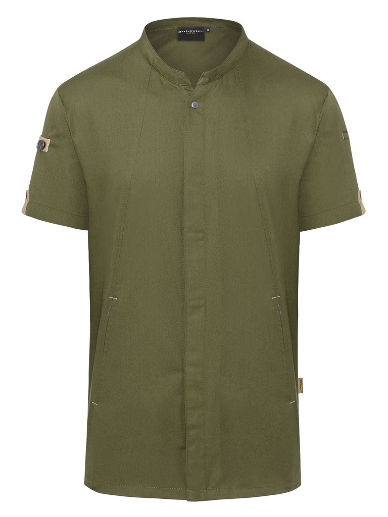Chefs Jacket Short-Sleeve Green Generation · 2
