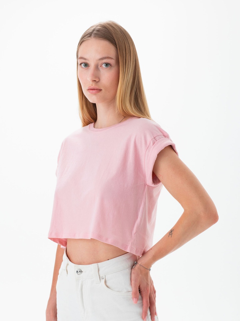 Women's Organic Crop Top T · 2