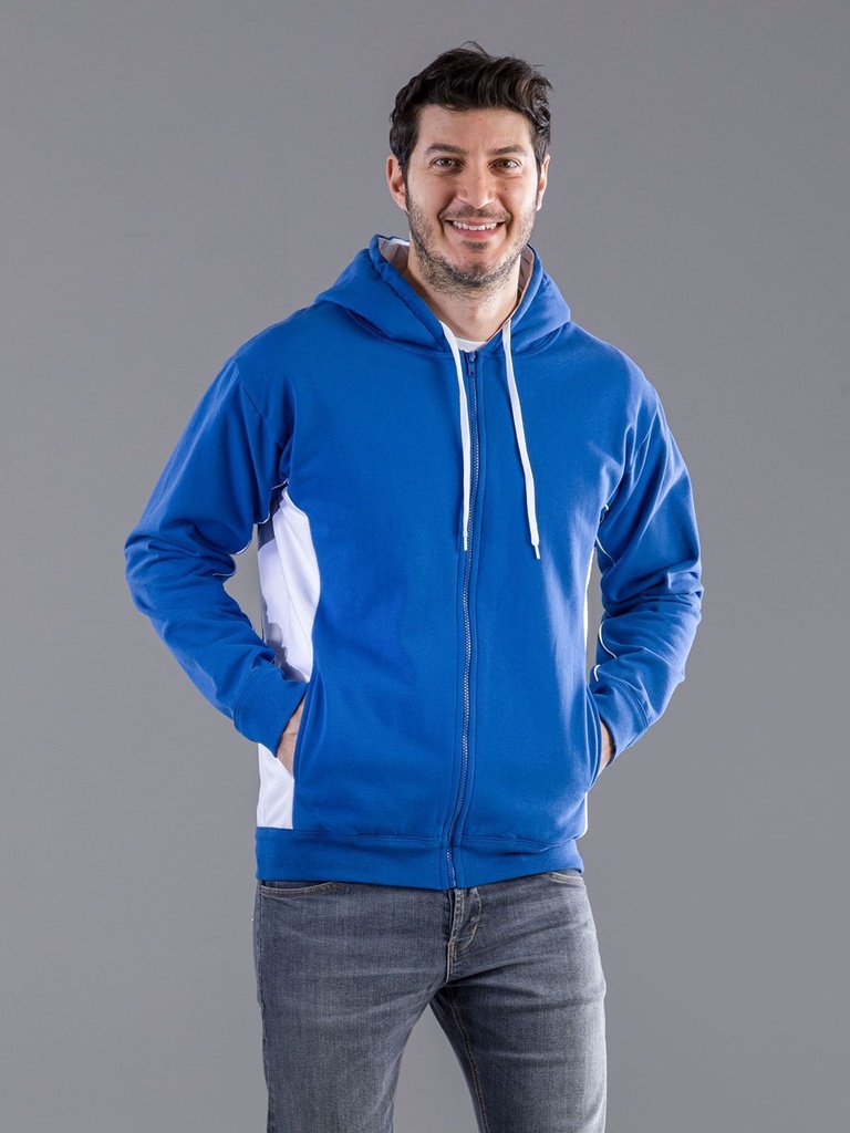 Contrast Hooded Sweat Full Zip · 3