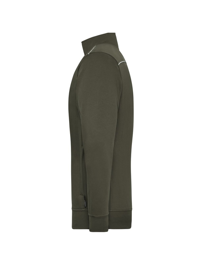 Men's Workwear Sweat-Jacket - Solid · 3