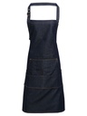 Jeans Stitch Denim Bib Apron · 2