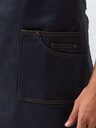 District Waxed Look Denim Bib Apron · 3