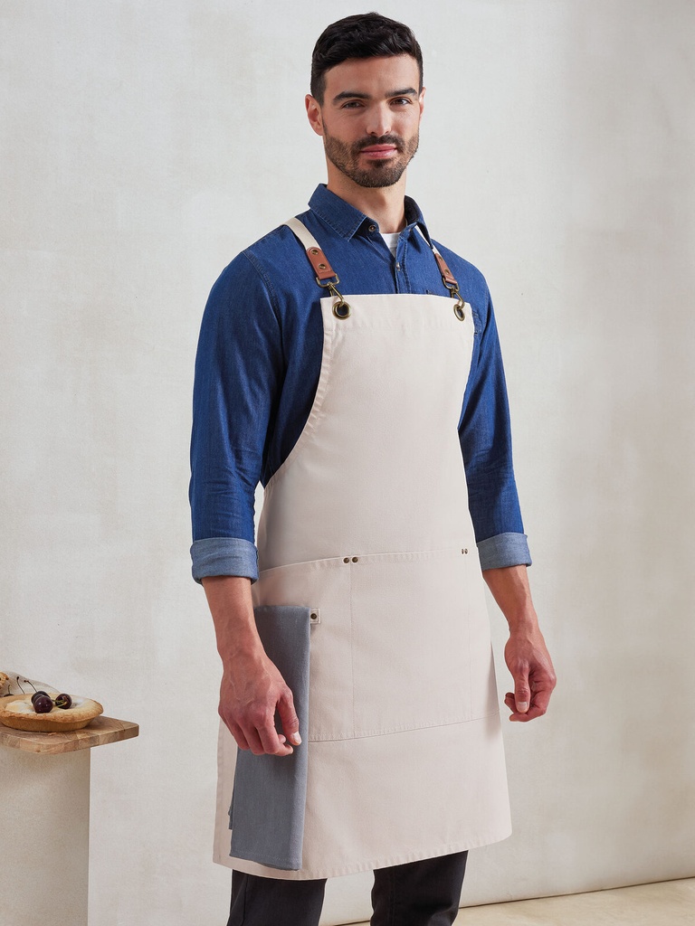 Clip & Clasp' Cross-Back Bib Apron · 2