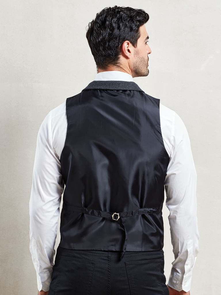 Men's Herringbone Waistcoat · 2