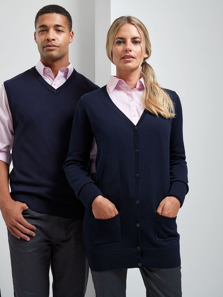 Ladies' Log Length Knitted Cardigan · 3