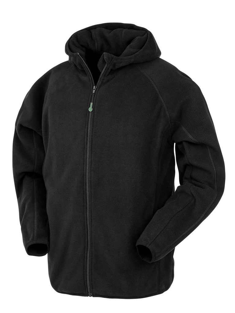 Hooded Recycled Microfleece Jacket · 3