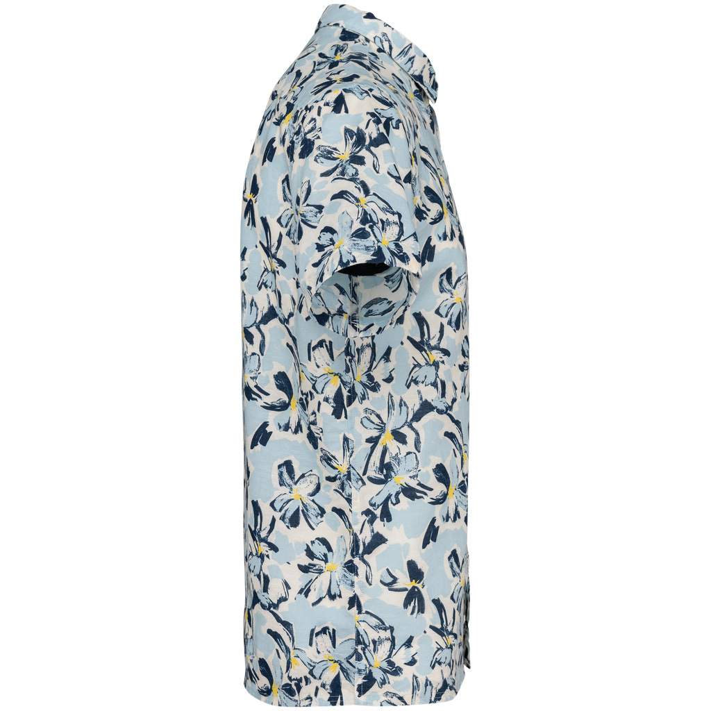 Ivory Floral Blue - 3