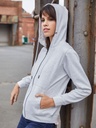 Felpa con cappuccio da donna in cotone organico