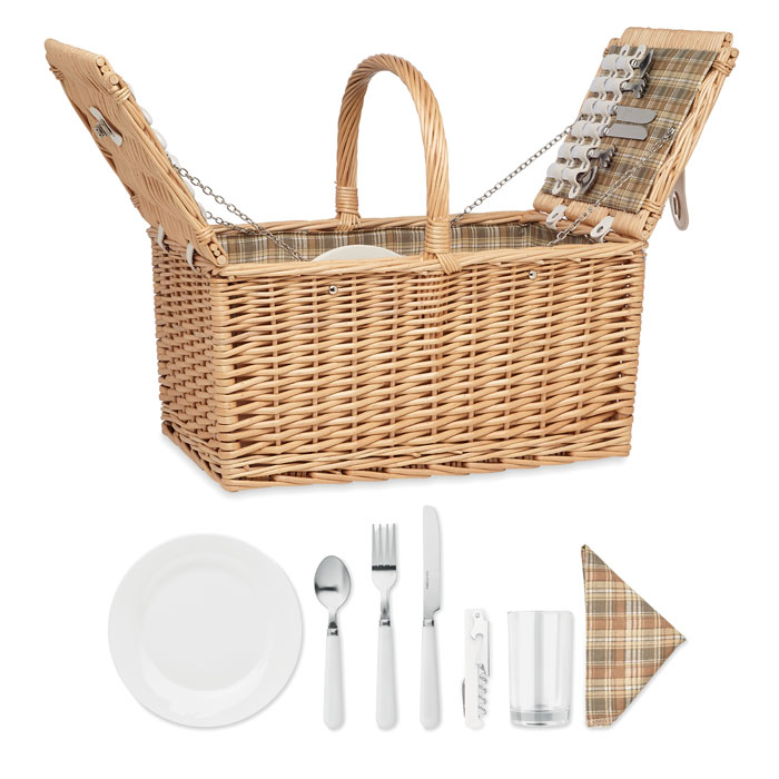 MIMBRE PLUS - Wicker Picnic Cestino 4 Persone
