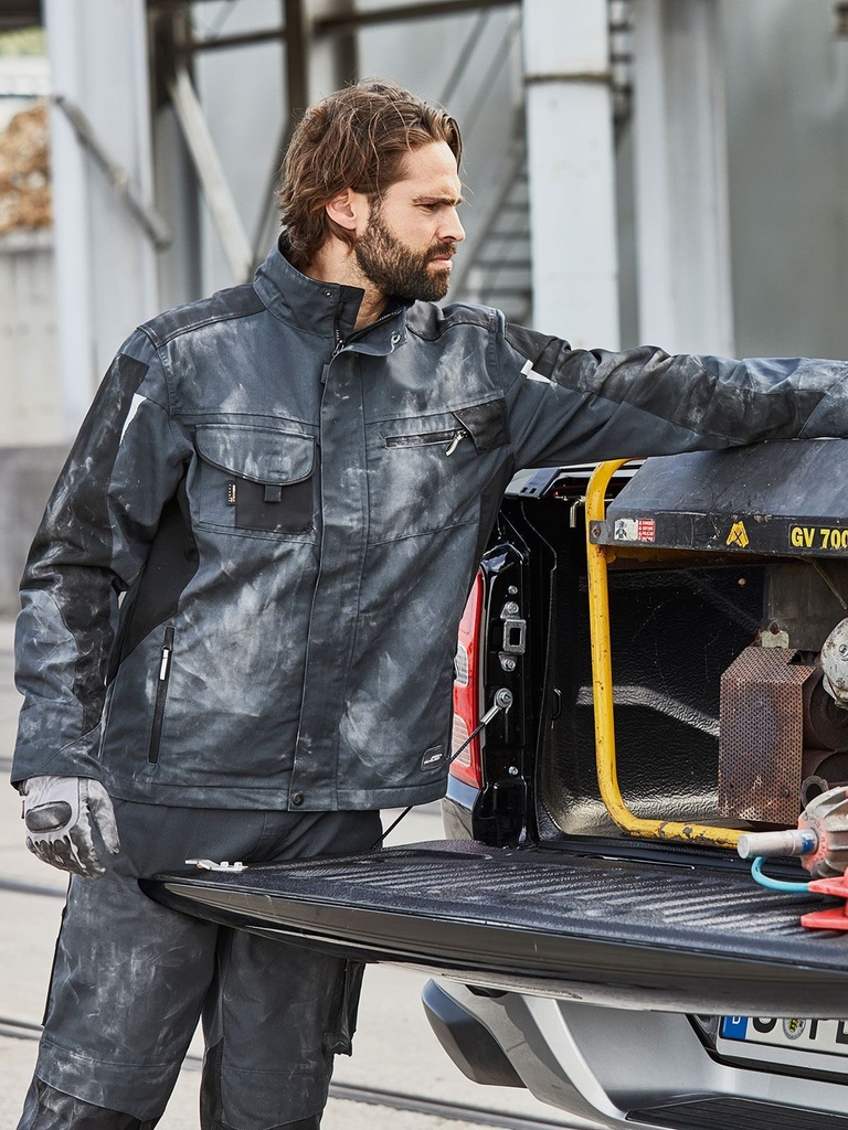 Giacca da lavoro con interno in pile e rinforzi in cordura