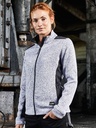 Giacca in pile con inserti in softshell e maglia per donna
