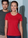 T-shirt donna in cotone slim fit a maniche corte
