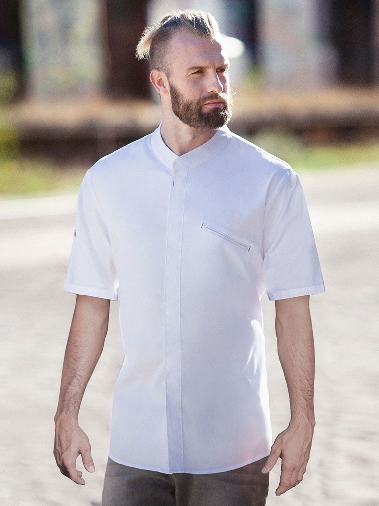Short-sleeve Chef Jacket Modern-Touch