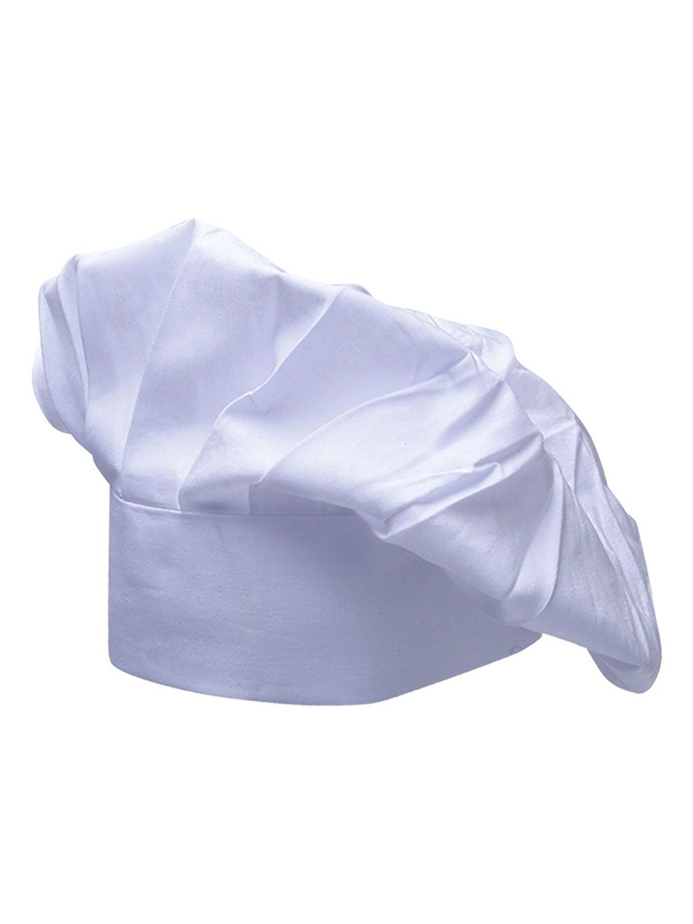Cappello da chef in cotone bianco