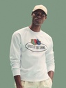 Felpa maniche raglan con logo sul petto
