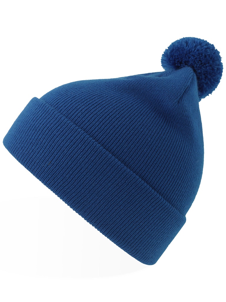 Berretta con pompon per bambini in poliestere riciclato