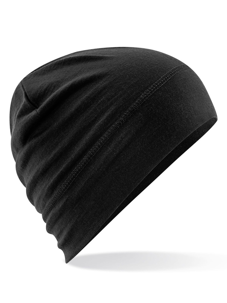Cuffia in lana merino tecnica e traspirante