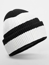 Berretto a strisce in maglia soft-touch