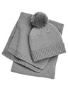 Set regalo sciarpa e berretto in maglia soft-touch