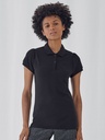 Polo da donna in cotone piqué leggermente sfiancata