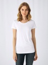 T-shirt da sublimazione donna in poliestere riciclato effetto cotone