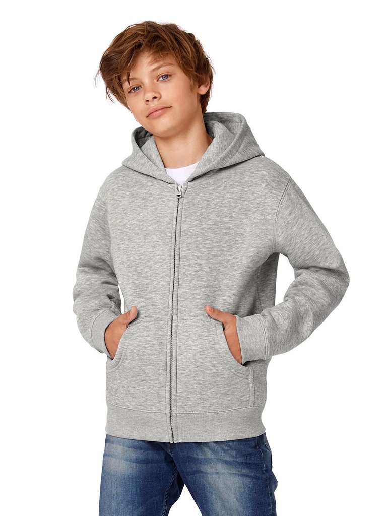 Felpa con cappuccio e zip per bambini