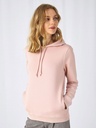 Felpa con cappuccio da donna in cotone organico e poliestere riciclato