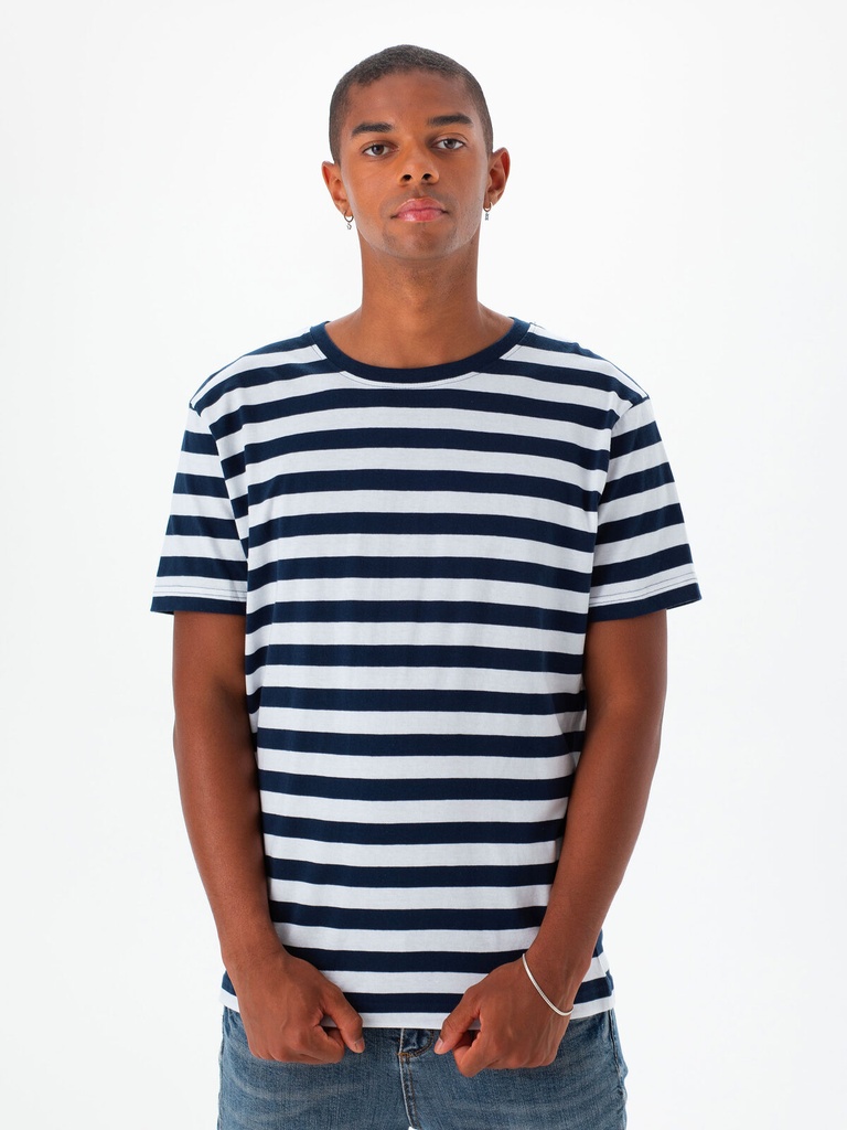 T-shirt in cotone a righe