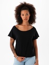 T-shirt in cotone organico a vestibilità ampia con maniche raglan