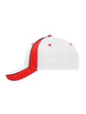 Cappello in cotone a 6 pannelli con fascia traspirante e chiusura in velcro