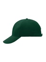 Cappellino in cotone con pannelli frontali laminati