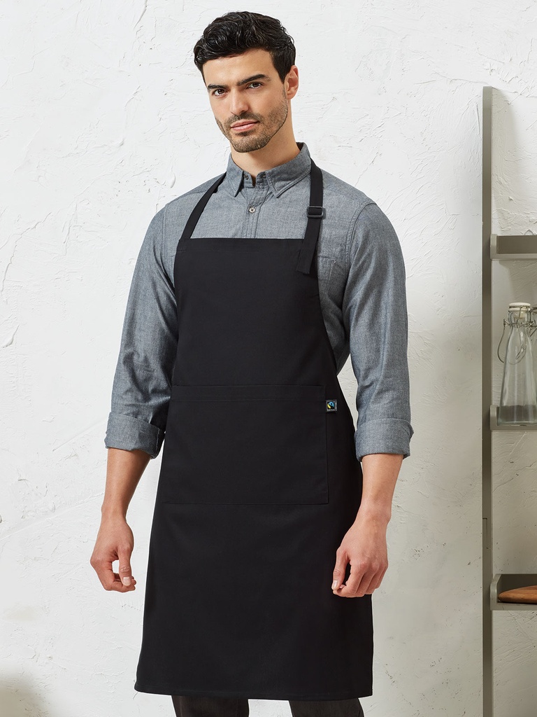Grembiule con pettorina in cotone biologico Fairtrade